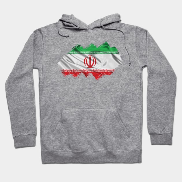 Flag of Iran Hoodie by Teemperor